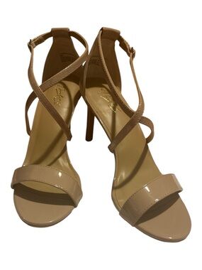 Thalia Sodi Nude Darris Strappy Sandals